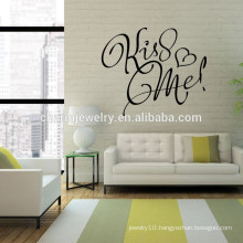 kiss me wall sticker sell well wall sticker for mirror decoration QTS039